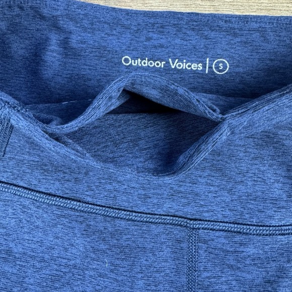 Lot‎ Of 2 Outdoor Voices - Women's 7/8 Leggings, Blue + Black - S - Picture 10 of 10